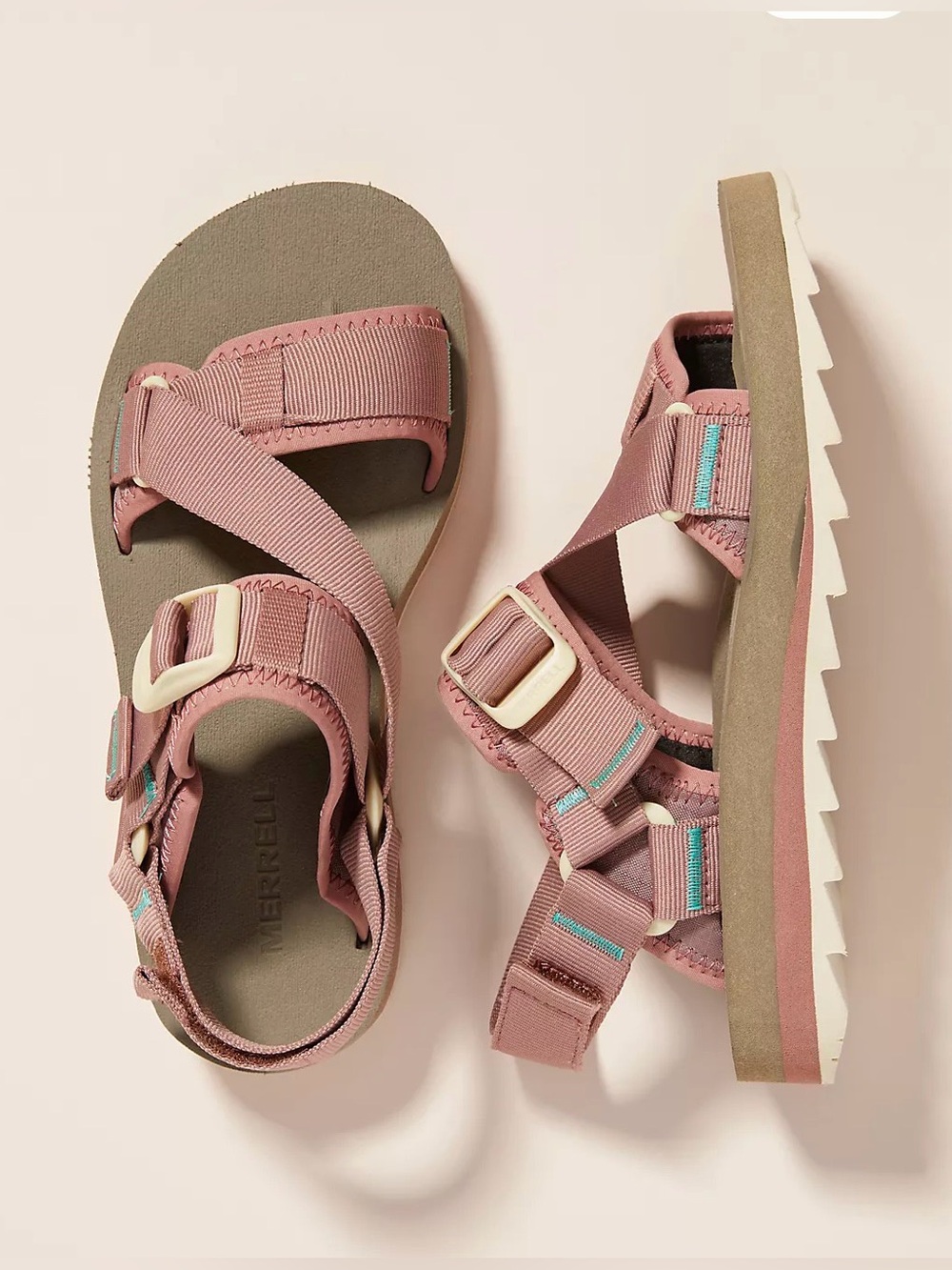 Merrell NWT Alpine Adjustable Strap Sports Rose Sandals Size 10